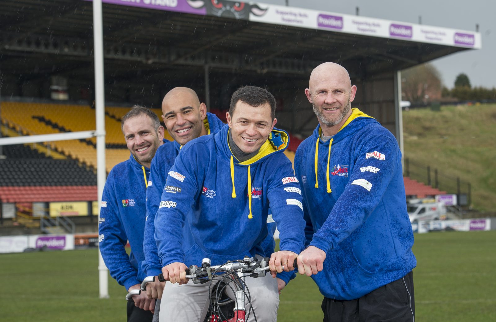 Robbie ready for his biggest challenge on the UK Red Ride to Wembley