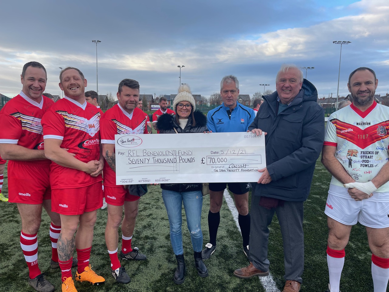 Rugby League Benevolent Fund receive £70,000 boosts from Steve Prescott Foundation